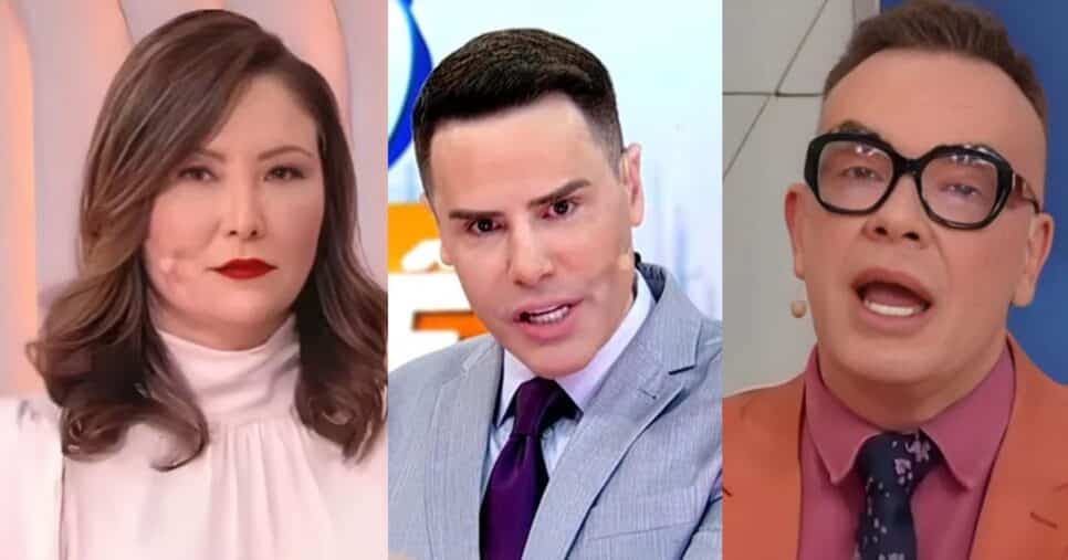 “Eu não to falando com você": Ao vivo doutora e Felipeh Campos batem boca no Alô Você