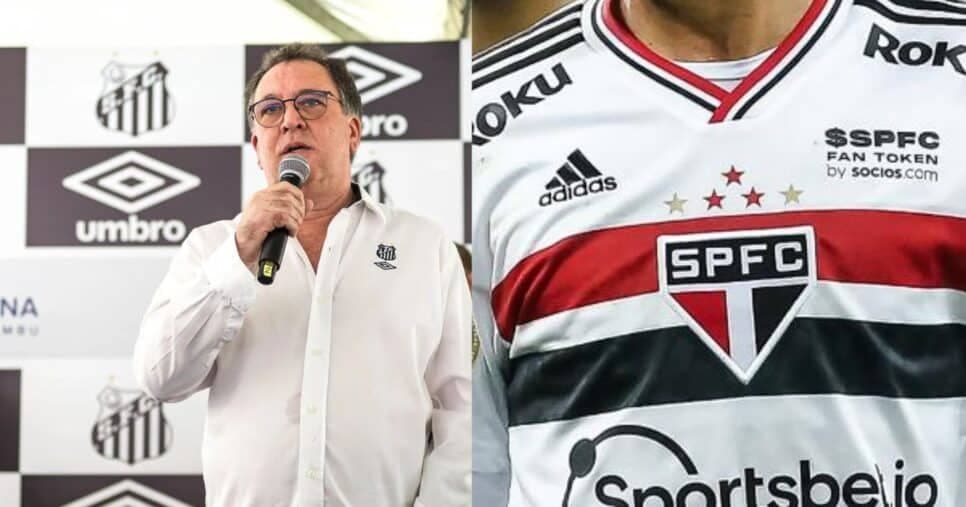 Rasteira no São Paulo: Teixeira libera PIX e arranca joia de R$ 12M das mãos de Zubeldía ao Santos
