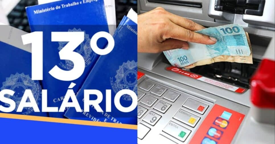 Trabalhadores podem antecipar o 13º salário direto no caixa eletrônico