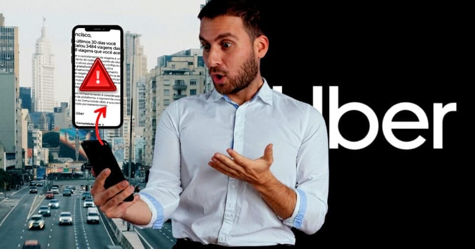 Uber comunica pior punição aos motoristas que cancelam viagens em 2025