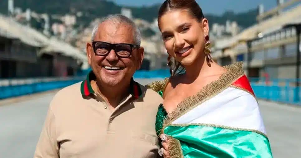 Virgínia Fonseca e presidente da Grande Rio(Foto: Reprodução) Virgínia Fonseca e presidente da Grande Rio(Foto: Reprodução)