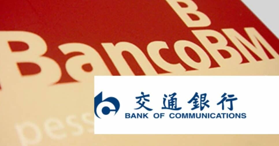 Bank of Communications, um dos maiores bancos da China, comprou o Banco BBM. Bank of Communications, um dos maiores bancos da China, comprou o Banco BBM.