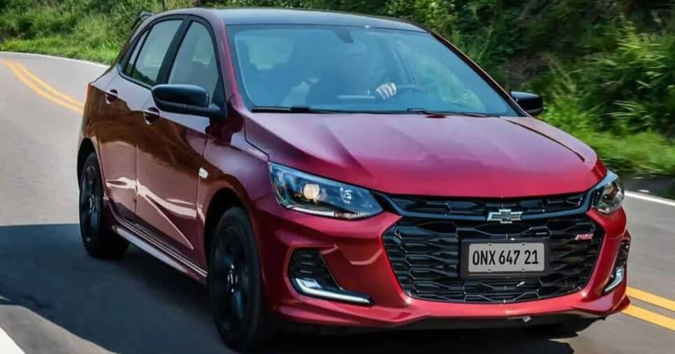 O carro Chevrolet Onix O carro Chevrolet Onix