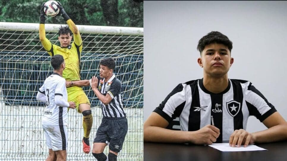 Filho de Eliza Samudio é contratado do Botafogo e goleiro como o pai biológico (Foto: Reprodução/ Instagram/ Montagem) Filho de Eliza Samudio é contratado do Botafogo e goleiro como o pai biológico (Foto: Reprodução/ Instagram/ Montagem)