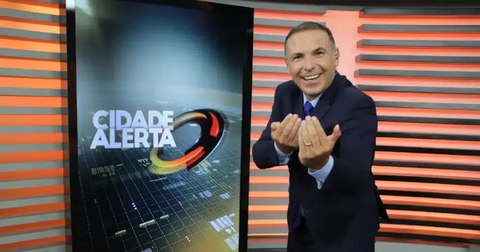 Gottino no comando do "Cidade Alerta" (Foto: Divulgação) Gottino no comando do "Cidade Alerta" (Foto: Divulgação)