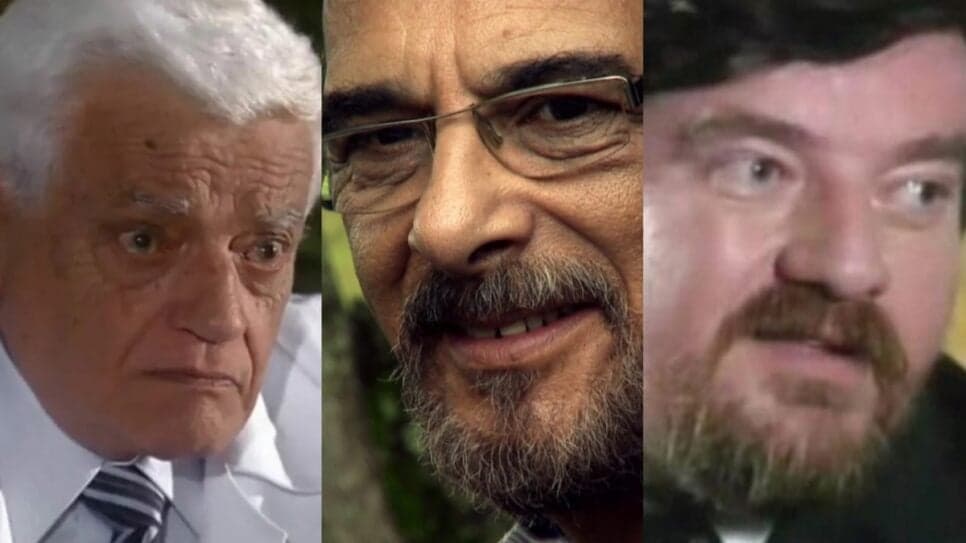Walmor Chagas, Luiz Baccelli e Carl Schumacher (Foto: Reprodução/ Globo/ Montagem) Walmor Chagas, Luiz Baccelli e Carl Schumacher (Foto: Reprodução/ Globo/ Montagem)