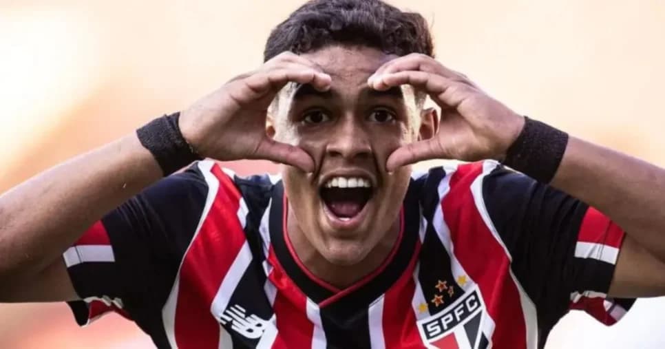 Ryan Francisco do São Paulo - Foto: Instagram Ryan Francisco do São Paulo - Foto: Instagram