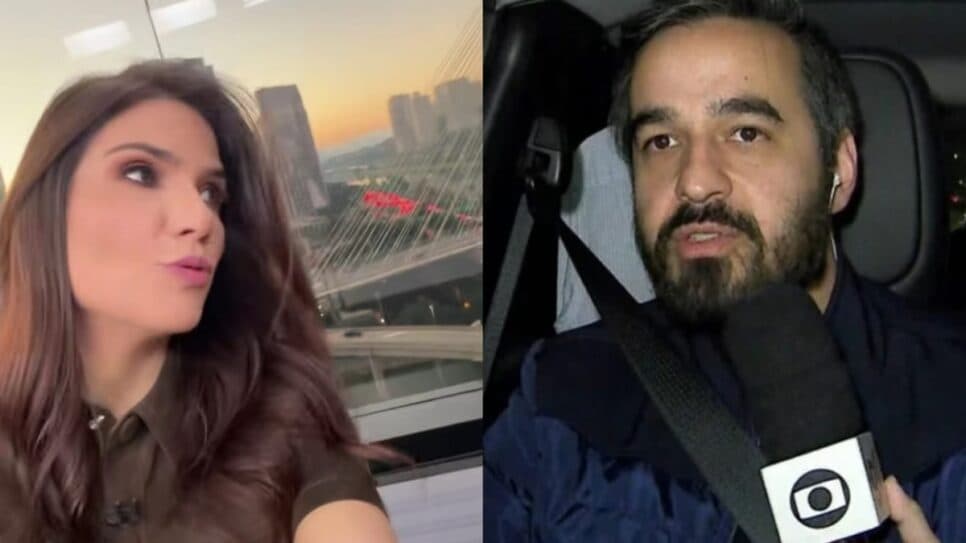 Âncora do BDSP desmascara jornalista ao vivo em link (Foto: Reprodução/ Instagram/ Globo/ Montagem) Âncora do BDSP desmascara jornalista ao vivo em link (Foto: Reprodução/ Instagram/ Globo/ Montagem)