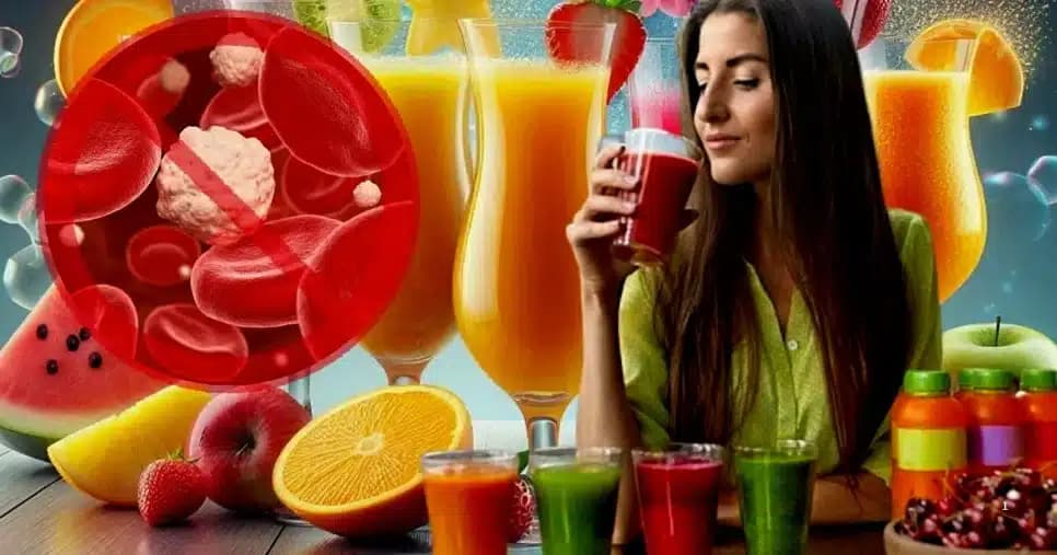 Suco antioxidante com três ingredientes diminui o açúcar no sangue