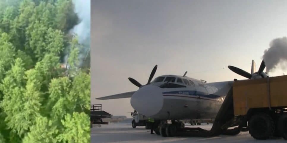 Avião Antonov-24 bimotor (Fotos: Reproduções / TV Globo) Avião Antonov-24 bimotor (Fotos: Reproduções / TV Globo)