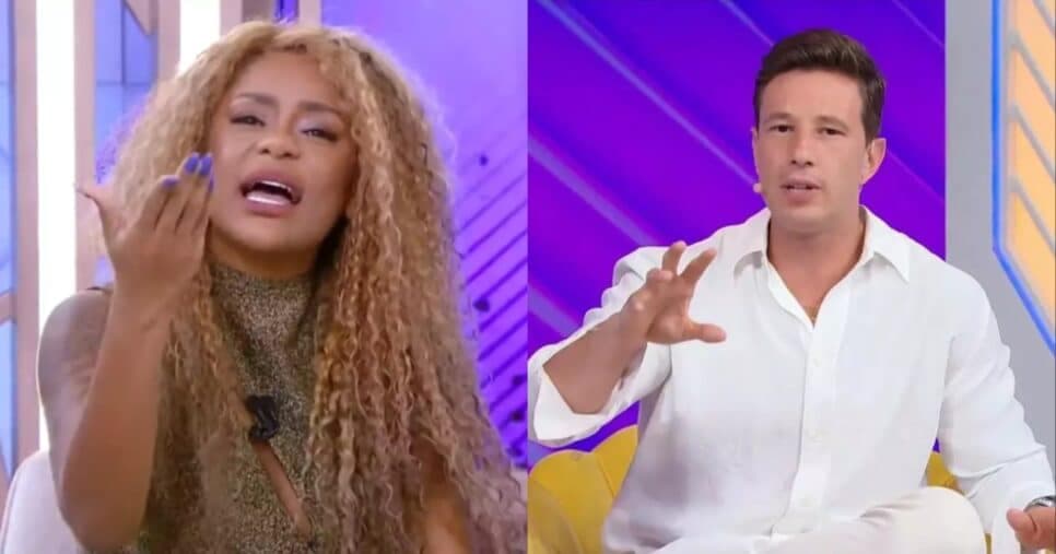 Climão entre Gabriel Cartolano e Cariúcha explode ao vivo no Fofocalizando: “Você me deixa falar”