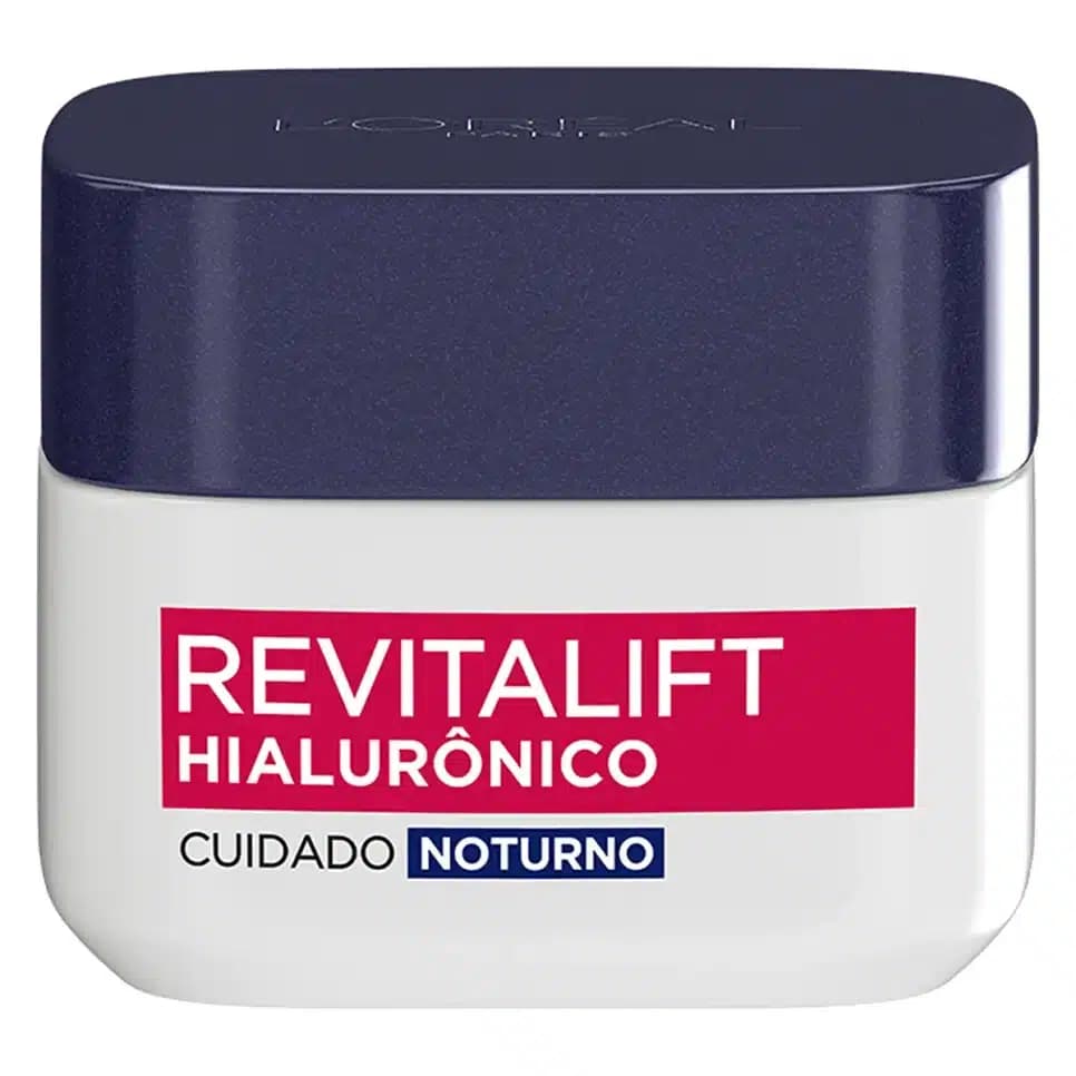 Creme Facial Anti-idade L'Oréal Paris Revitalift Hialurônico Noturno Creme Facial Anti-idade L'Oréal Paris Revitalift Hialurônico Noturno