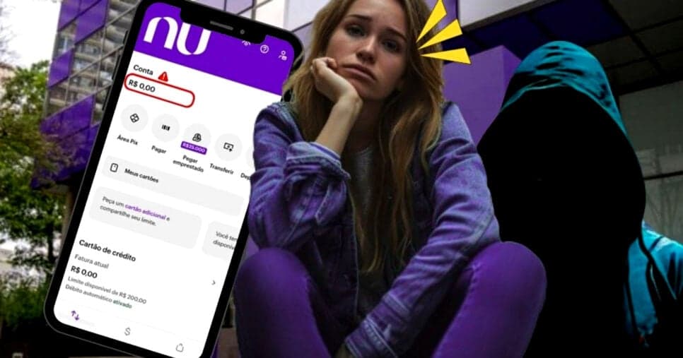 Fui vítima de um golpe e minha conta foi zerada: Como resolver no Nubank?