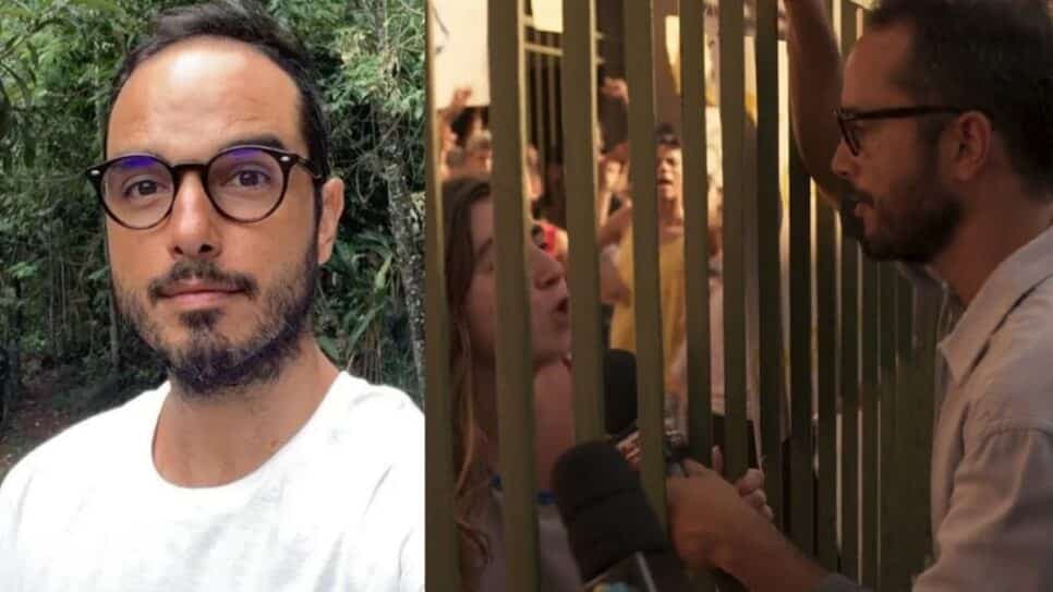 Leo Rosa, o repórter César de "Amor de Mãe", teve morte por câncer aos 37 (Foto: Reprodução/ Globo/ Montagem) Leo Rosa, o repórter César de "Amor de Mãe", teve morte por câncer aos 37 (Foto: Reprodução/ Globo/ Montagem)