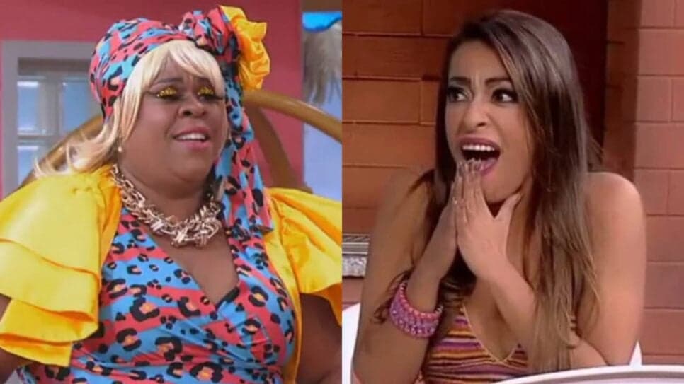 Atrizes em cena no "Vai que Cola" (Foto: Reprodução/ Multishow/ Montagem) Atrizes em cena no "Vai que Cola" (Foto: Reprodução/ Multishow/ Montagem)