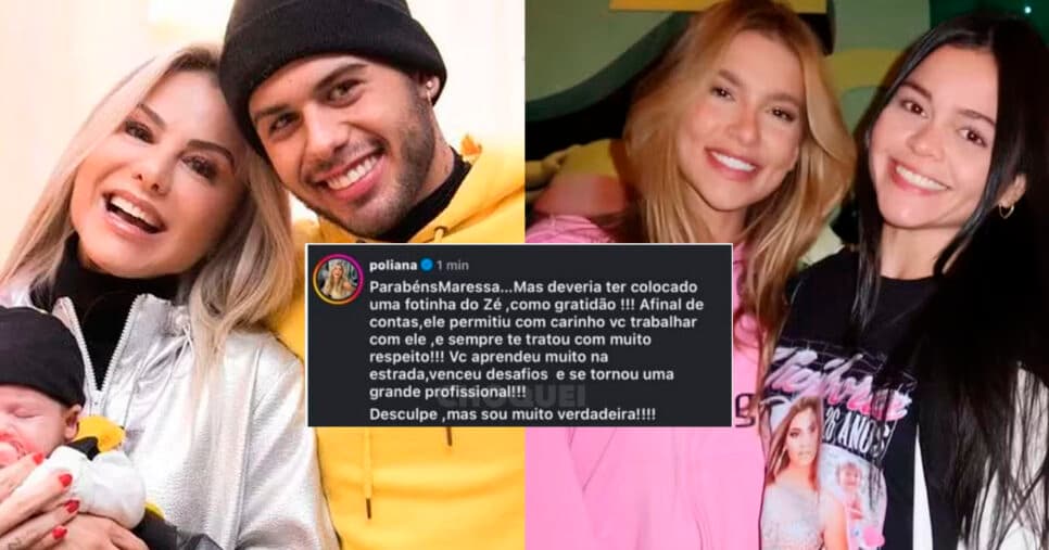 Mãe de Zé Felipe comenta em postagem de amiga de Virginia (Foto: Reprodução) Mãe de Zé Felipe comenta em postagem de amiga de Virginia (Foto: Reprodução)
