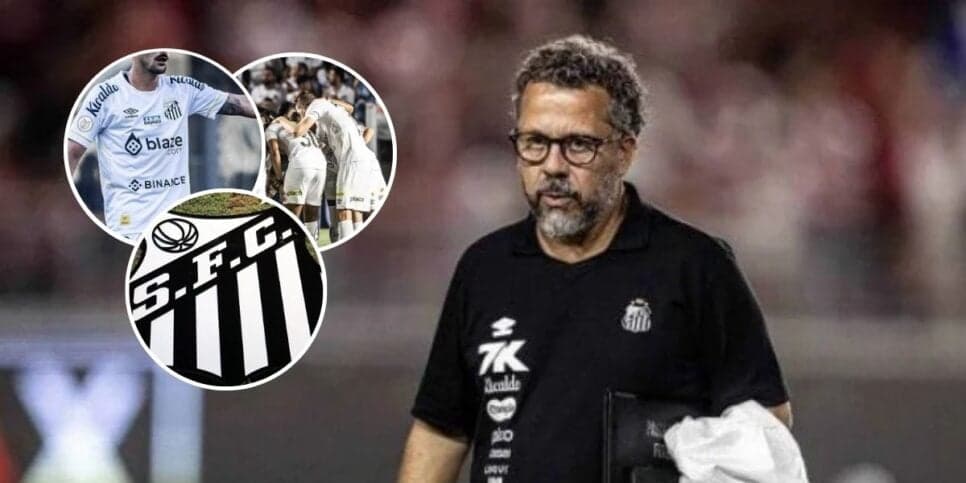 Cleber Xavier perde titular absoluto no Santos e se desespera com pressão interna