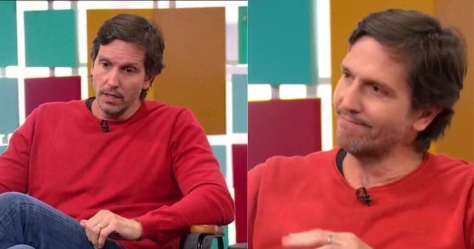 Vladmir Brichta embarga a voz ao revelar adeus do filho em casa com Adriana Esteves: "Vou te fazer chorar"