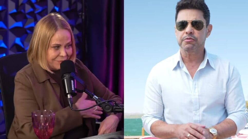 Claudete Troiano no podcast "Papagaio Falante" fala da primeira oportunidade a Zezé Di Camargo nos bastidores da Gazeta (Foto: Reprodução/ YouTube/ Instagram/ Montagem) Claudete Troiano no podcast "Papagaio Falante" fala da primeira oportunidade a Zezé Di Camargo nos bastidores da Gazeta (Foto: Reprodução/ YouTube/ Instagram/ Montagem)