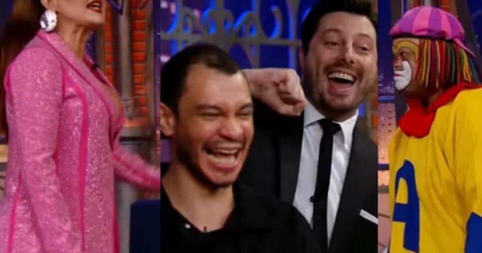 Danilo Gentili faz humorista do The Noite levar tapa na cara de famosa ao vivo: "Desgraçad*"