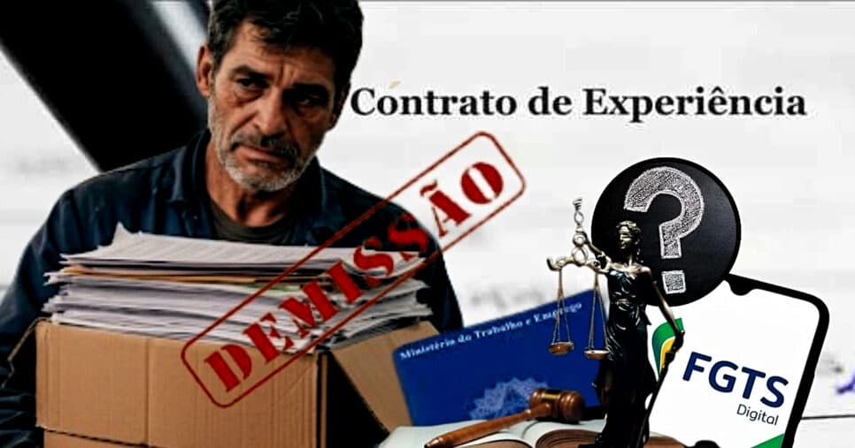 Demissão em período de experiência dá direito ao FGTS? O que a lei trabalhista determina