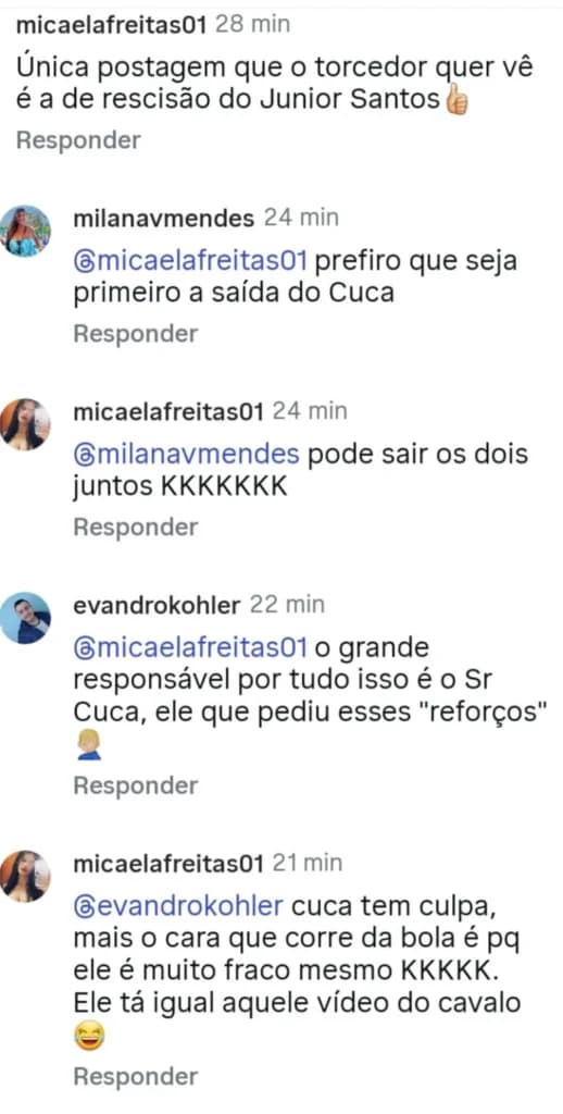 Adeus de Júnior Santos e Cuca é exigido ao Atlético-MG - Foto Internet Adeus de Júnior Santos e Cuca é exigido ao Atlético-MG - Foto Internet