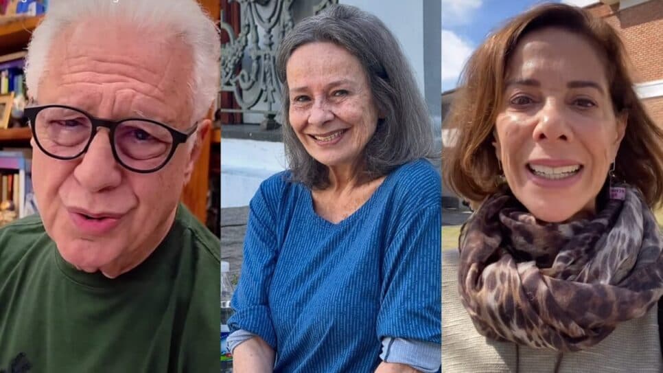 Antonio Fagundes (Gumercindo), Débora Duarte (Maria do Socorro) e Ângela Vieira (Janete) vivem assim em 2025 (Foto: Reprodução/ Instagram/ Montagem) Antonio Fagundes (Gumercindo), Débora Duarte (Maria do Socorro) e Ângela Vieira (Janete) vivem assim em 2025 (Foto: Reprodução/ Instagram/ Montagem)