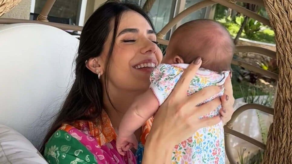 Luan Santana e a filha Serena - Foto: Internet Luan Santana e a filha Serena - Foto: Internet