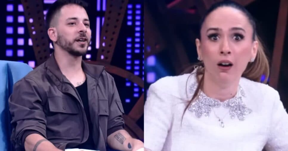 Junior Lima assume trisal que viveu e choca Tatá Werneck: "Meu Deus"