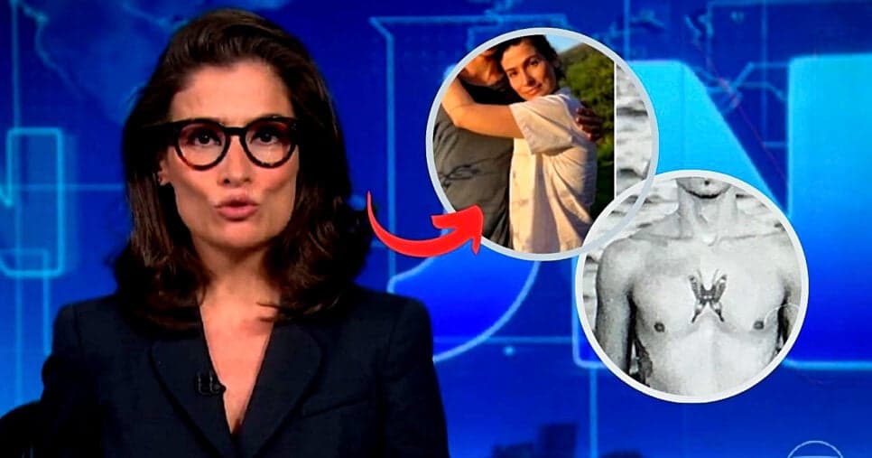 Galã e tatuado: Fotos do filho discreto de Renata Vasconcellos chocam por beleza
