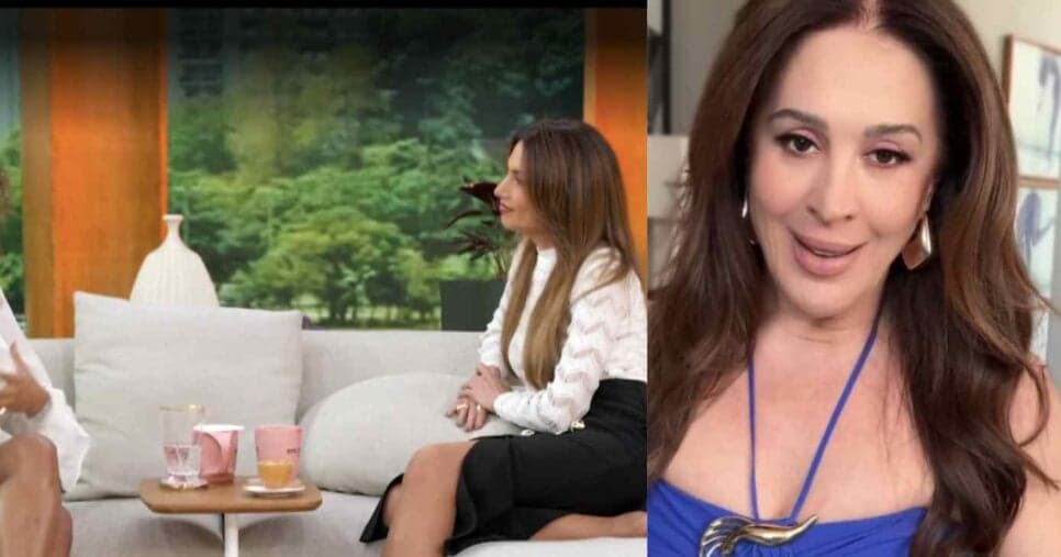 Atriz de Volta por Cima, da Globo, expõe o que pensa de Claudia Raia ao vivo no Encontro: “Ela é”