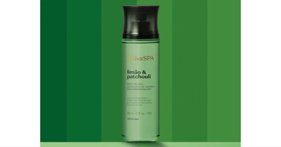 Desodorante Colônia Body Splash Nativa SPA Limão e Patchouli 200ml - Foto: Internet Desodorante Colônia Body Splash Nativa SPA Limão e Patchouli 200ml - Foto: Internet