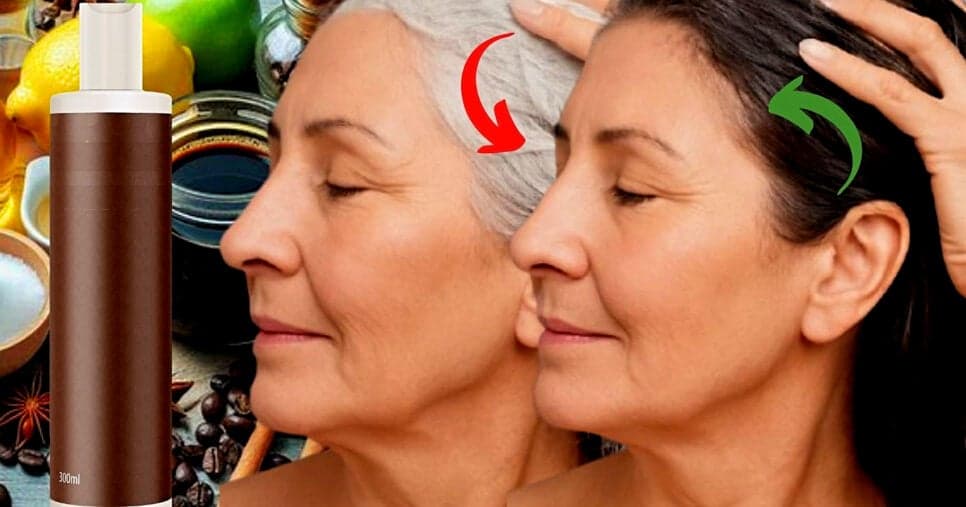 Melhor que tinta: Basta 1 ingrediente no seu shampoo para eliminar o grisalho de vez