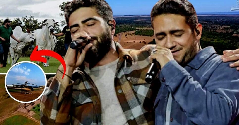 Helicóptero, aeroporto e lago próprio: Fazenda de Henrique & Juliano é maior que um shopping; fotos