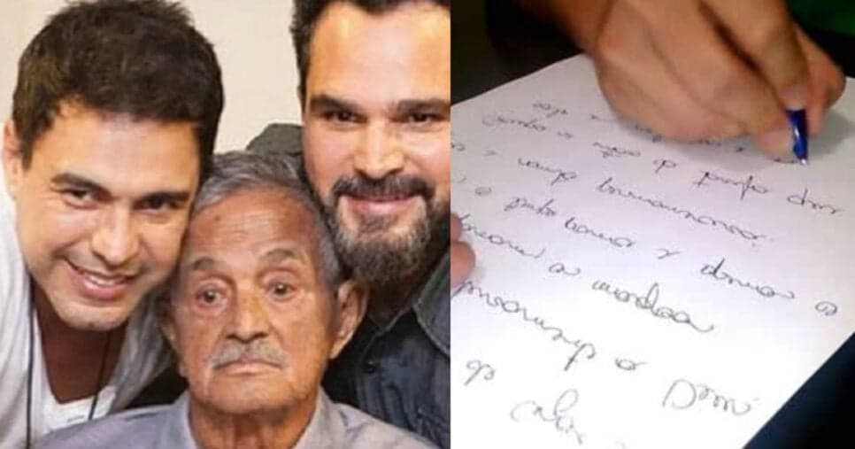 Pai de Zezé Di Camargo e Luciano ressurge em carta psicografada com recado para dupla: “Não deixem”