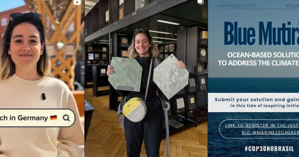 Thaiane Maciel se dedica ao ativismo ambiental (Foto Reprodução/Montagem/TV Foco/Instagram/@thaianemaciel) Thaiane Maciel se dedica ao ativismo ambiental (Foto Reprodução/Montagem/TV Foco/Instagram/@thaianemaciel)