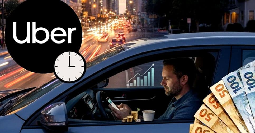 Adeus, salário mínimo: Motoristas da Uber revelam quanto ganham trabalhando 4h por dia