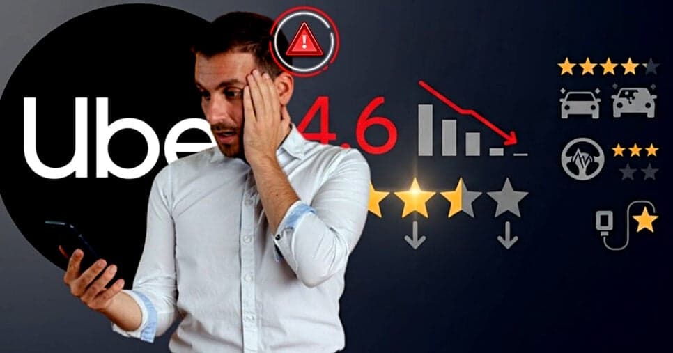 Por quê sua nota 5 pode ser derrubada na Uber mesmo com corridas impecáveis?