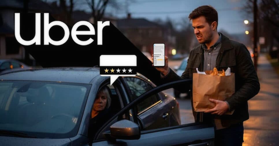 3 principais motivos que fazem o motorista da Uber rebaixar sua nota drasticamente