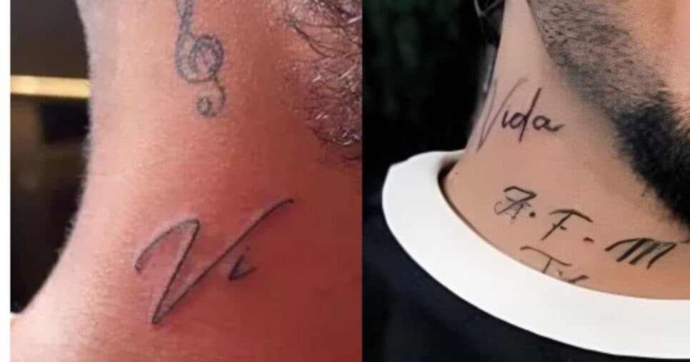 Tatuagem Zé Felipe - Foto: Instagram Tatuagem Zé Felipe - Foto: Instagram