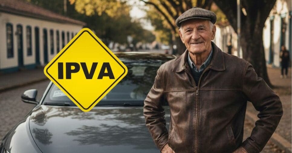 Adeus do IPVA em 2026: Lista revela idosos que não precisarão pagar o imposto
