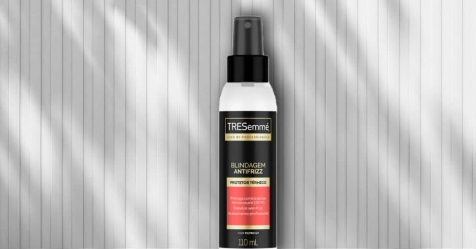 Protetor Térmico Tresemmé Blindagem Antifrizz Com Filtro UV - Foto: Internet Protetor Térmico Tresemmé Blindagem Antifrizz Com Filtro UV - Foto: Internet