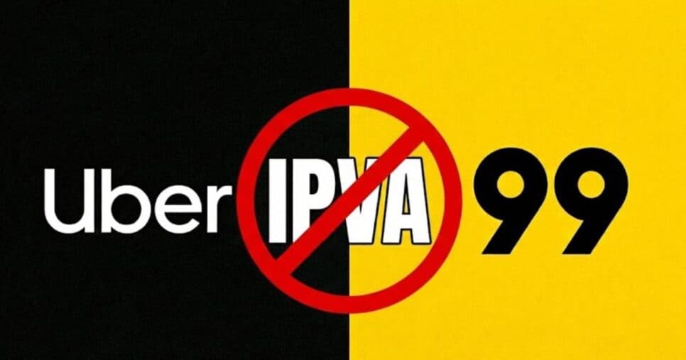 Fim do IPVA: Nova lei de trânsito vigente garante a isenção do tributo a milhares de condutores da Uber e 99