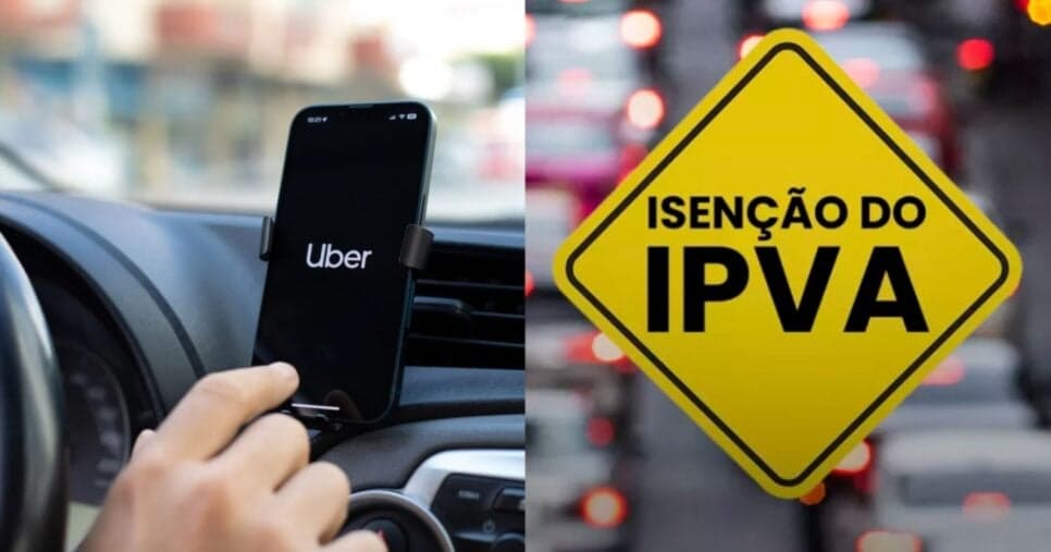 Motoristas da Uber estão livres do IPVA em 2026? Lei estadual informa quem tem direito