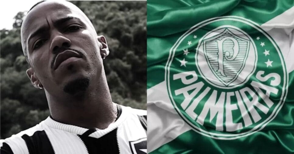 Mrlon assina com o Palmeiras - Foto: Instagram/Montagem Mrlon assina com o Palmeiras - Foto: Instagram/Montagem