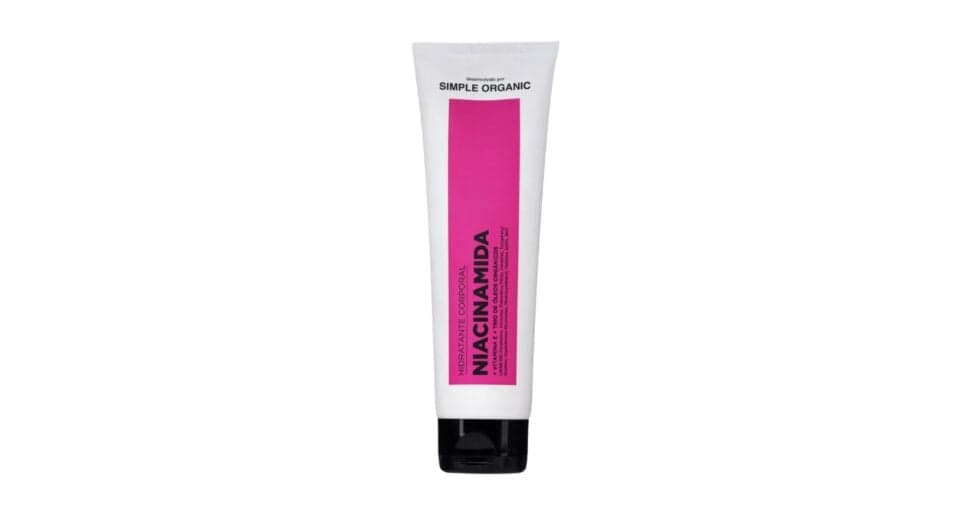 Hidratante Corporal com Niacinamida (Foto: Simple Organic) Hidratante Corporal com Niacinamida (Foto: Simple Organic)