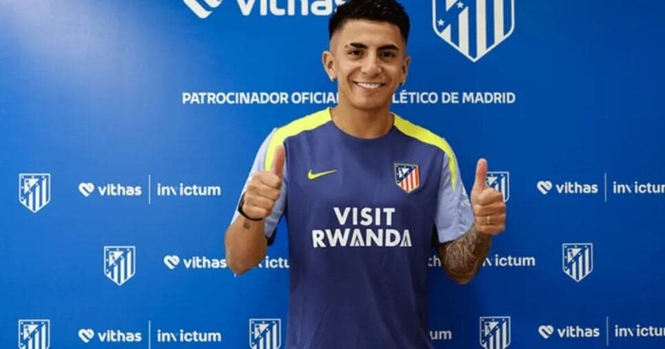 Atlético de Madrid negocia venda de Thiago Almada para time do Brasileirão por R$125M