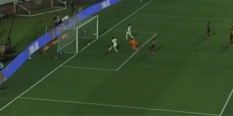 Gol de Luighi contra a Portuguesa (Reprodução: Paulistão) Gol de Luighi contra a Portuguesa (Reprodução: Paulistão)