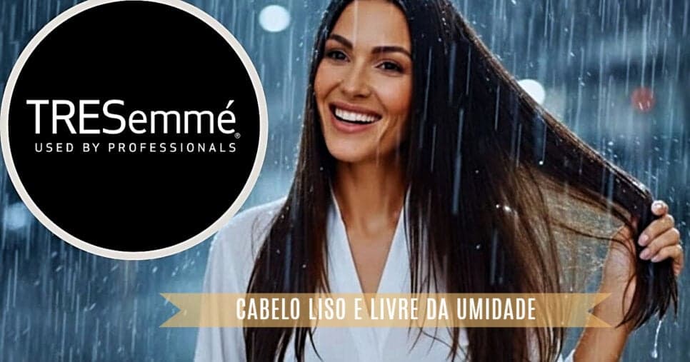 Até debaixo d'água: Produto da TRESemmé mantém efeito da chapinha por menos de R$40