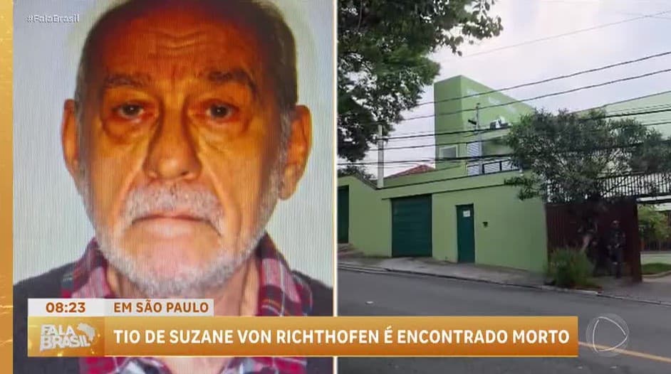 Tio de Suzane é encontrado morto (Foto: Reprodução / Record)
Tio de Suzane é encontrado morto (Foto: Reprodução / Record)